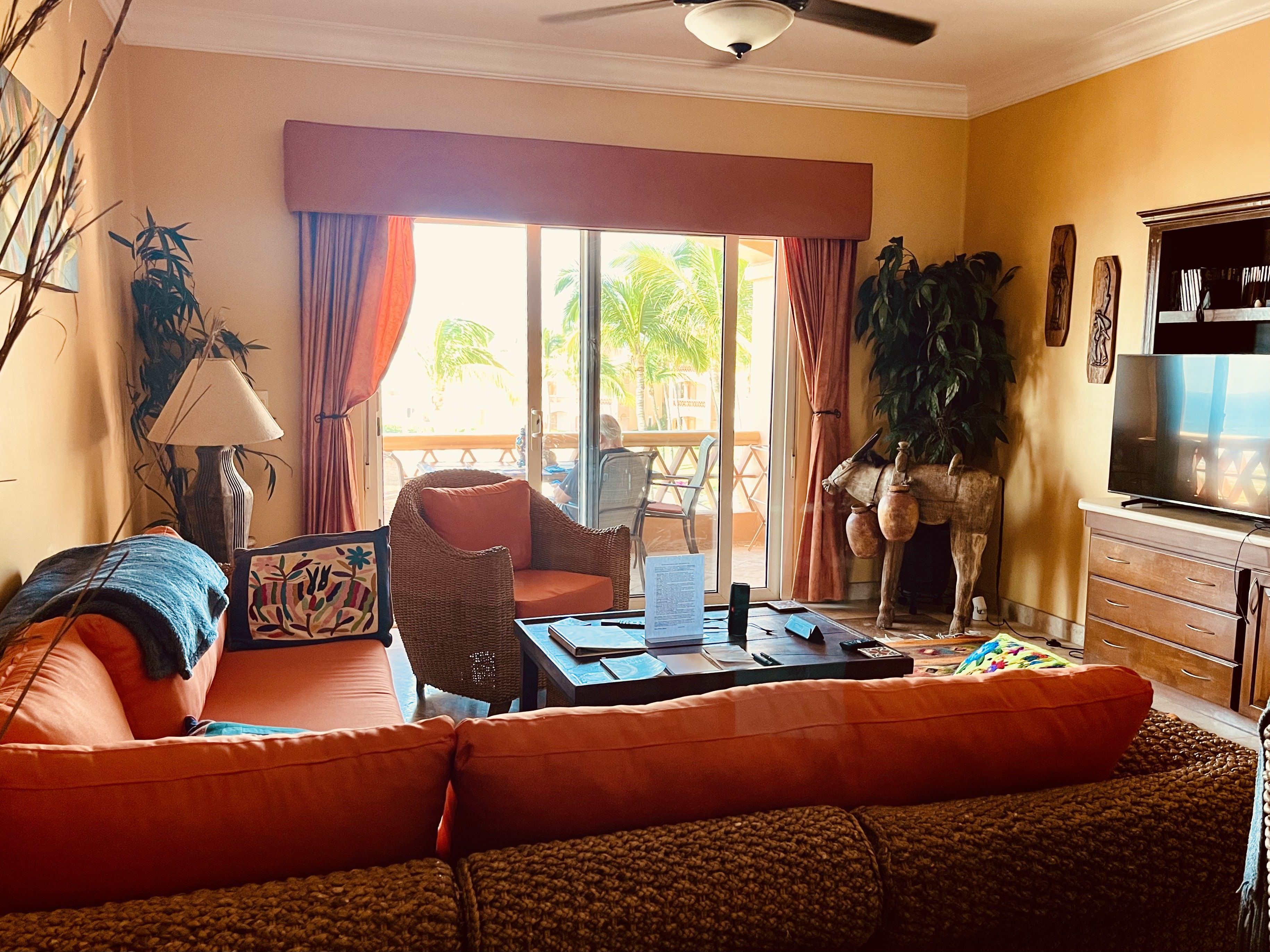 The living room--evening showtime